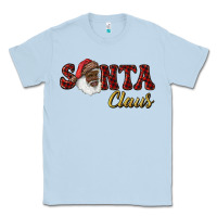 Dusty Blue african american santa claus Classic Tee - RanaPortraitStore