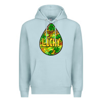 Blue Mist St.patrick's teardrop earrings Premium Hoodie - FaDigitalArtStudio
