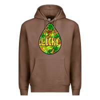 Chestnut St.patrick's teardrop earrings Premium Hoodie - FaDigitalArtStudio