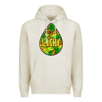 Oatmeal Heather St.patrick's teardrop earrings Premium Hoodie - FaDigitalArtStudio