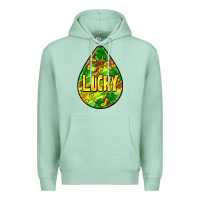 Seafoam St.patrick's teardrop earrings Premium Hoodie - FaDigitalArtStudio