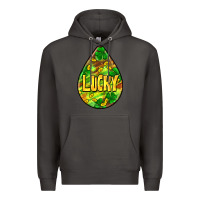 Smoke St.patrick's teardrop earrings Premium Hoodie - FaDigitalArtStudio