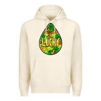 Tofu St.patrick's teardrop earrings Premium Hoodie - FaDigitalArtStudio