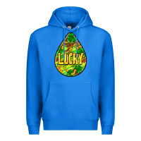 True Royal St.patrick's teardrop earrings Premium Hoodie - FaDigitalArtStudio