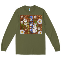 Army Green baseball grandma Long Sleeve Tee - TumblerDesignByShophia