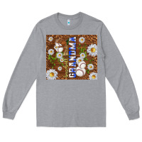 Heather Grey baseball grandma Long Sleeve Tee - TumblerDesignByShophia
