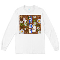 White baseball grandma Long Sleeve Tee - TumblerDesignByShophia