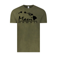 Vintage Olive maui hawaii Vintage Tee - linhVisuals
