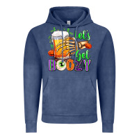 Vintage Denim Lets Get Boozy Vintage Hoodie - texasbilliewilder