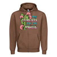 Chestnut my students are on point Zipper Hoodie - BundleAndBundleShop