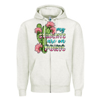 Oatmeal Heather my students are on point Zipper Hoodie - BundleAndBundleShop