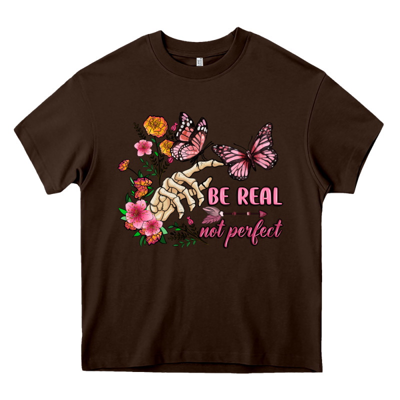 Be Real Not Perfect Heavy Core Tee by JahusDesignShop | Teevron