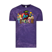 Cloud Purple a teacher Vintage Tee - NancyCooperArtShop