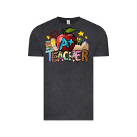 Vintage Black a teacher Vintage Tee - NancyCooperArtShop