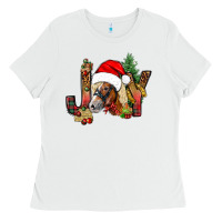 White joy christmas with horse bbs Ladies Tee - BundleAndBundleShop