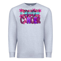 Heather Grey crush cancer Premium Sweatshirt - SublimationCraftShop
