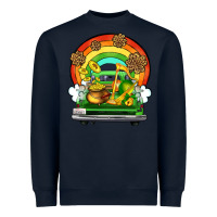 Navy St. Patrick's Day truck Heavyweight Sweatshirt - OliviaCreatesArt