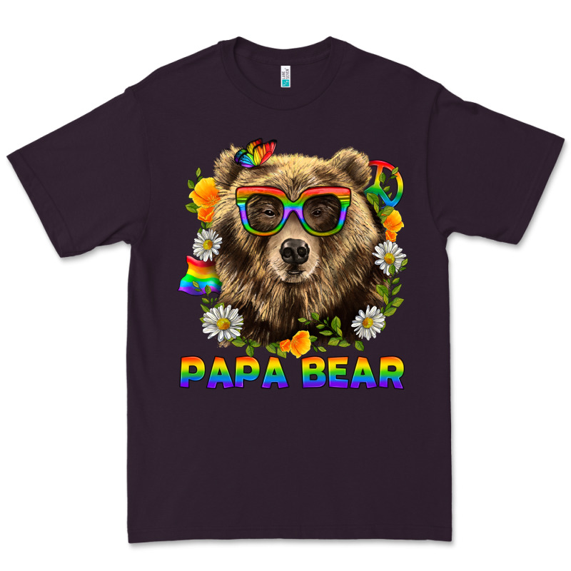 Papa Bear Pride Lgbtq+ Premium Tee by BundleAndBundleShop | Teevron