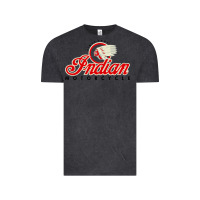 Vintage Black motorcycle racing indian Vintage Tee - linhVisuals