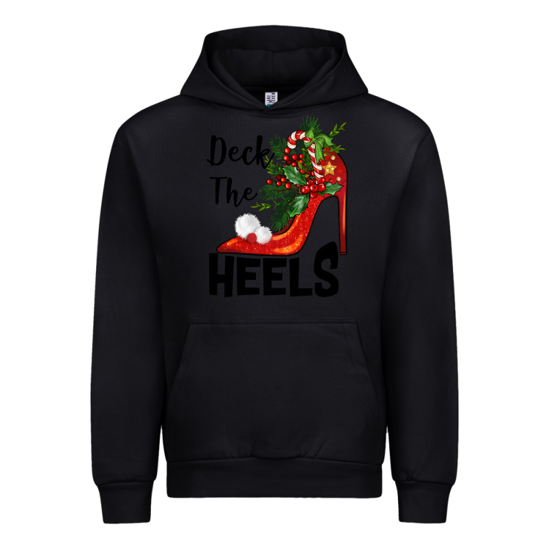 Deck The Heels Christmas Urban Hoodie by BarkalooDesign | Teevron