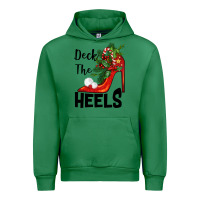 Emerald deck the heels Christmas Urban Hoodie - BarkalooDesign