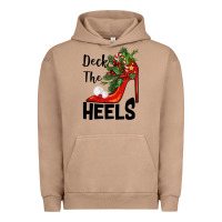 Pigment Burro deck the heels Christmas Urban Hoodie - BarkalooDesign