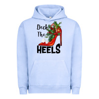 Pigment Grape Ice deck the heels Christmas Urban Hoodie - BarkalooDesign