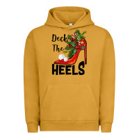 Pigment Peanut Butter deck the heels Christmas Urban Hoodie - BarkalooDesign