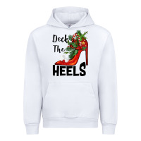 White deck the heels Christmas Urban Hoodie - BarkalooDesign