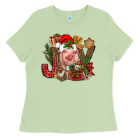 Matcha joy christmas with pig bbs Ladies Tee - BundleAndBundleShop