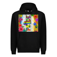 Black LGBTQ+ Pride With Flower Tumbler Premium Hoodie - BundleAndBundleShop