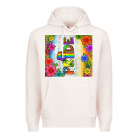 Pale Pink LGBTQ+ Pride With Flower Tumbler Premium Hoodie - BundleAndBundleShop