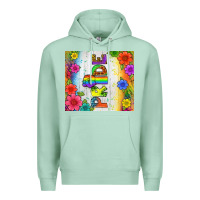 Seafoam LGBTQ+ Pride With Flower Tumbler Premium Hoodie - BundleAndBundleShop