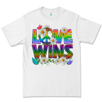 White Pride LGBTQ+ Love Wins Premium Tee - BundleAndBundleShop