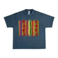 Midnight Navy Mexico Serape Brushstroke Urban Heavy Tee - texasbilliewilder