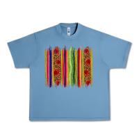 Pebble Blue Mexico Serape Brushstroke Urban Heavy Tee - texasbilliewilder
