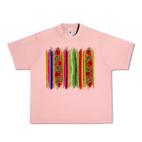 Salmon Mexico Serape Brushstroke Urban Heavy Tee - texasbilliewilder