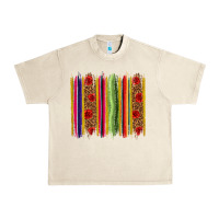 Sandshell Mexico Serape Brushstroke Urban Heavy Tee - texasbilliewilder