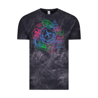 Cloud Black bon voyage travel stamp t shirt Vintage Tee - linhVisuals