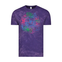Cloud Purple bon voyage travel stamp t shirt Vintage Tee - linhVisuals