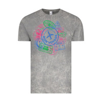 Cloud Rock bon voyage travel stamp t shirt Vintage Tee - linhVisuals