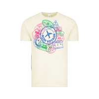 Vintage Arctic bon voyage travel stamp t shirt Vintage Tee - linhVisuals