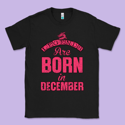 Legends Are Born İn December Classic Tee Designed By Bettercallsaul