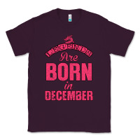 Plum LEGENDS ARE BORN İN DECEMBER Classic Tee - Bettercallsaul