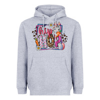 Heather Grey hip hop Heavyweight Hoodie - CowhideDigitalArt