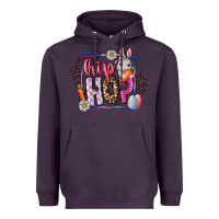 Plum hip hop Heavyweight Hoodie - CowhideDigitalArt