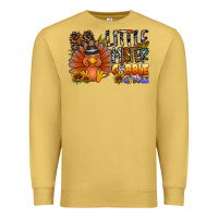 Antique Gold little mister gobble gobble Premium Sweatshirt - CowhideDigitalArt