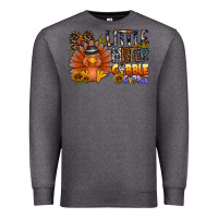 Charcoal Heather little mister gobble gobble Premium Sweatshirt - CowhideDigitalArt