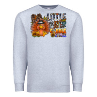 Heather Grey little mister gobble gobble Premium Sweatshirt - CowhideDigitalArt