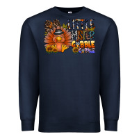 Navy little mister gobble gobble Premium Sweatshirt - CowhideDigitalArt